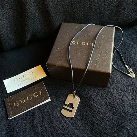 gucci libra necklace|Gucci Libra Tag Pendant Necklace .